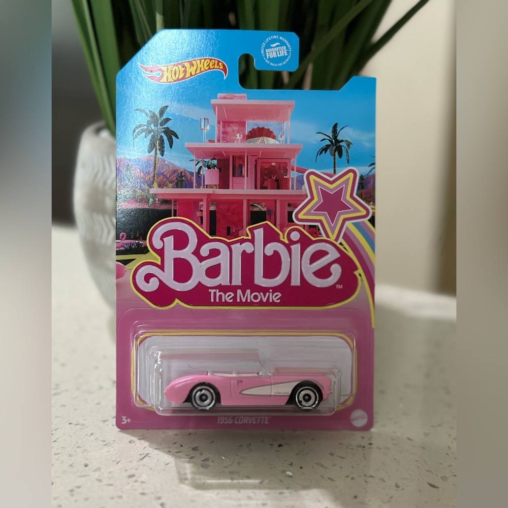 💖 Barbie The Movie 1956 Corvette, HOT WHEELS 🔥